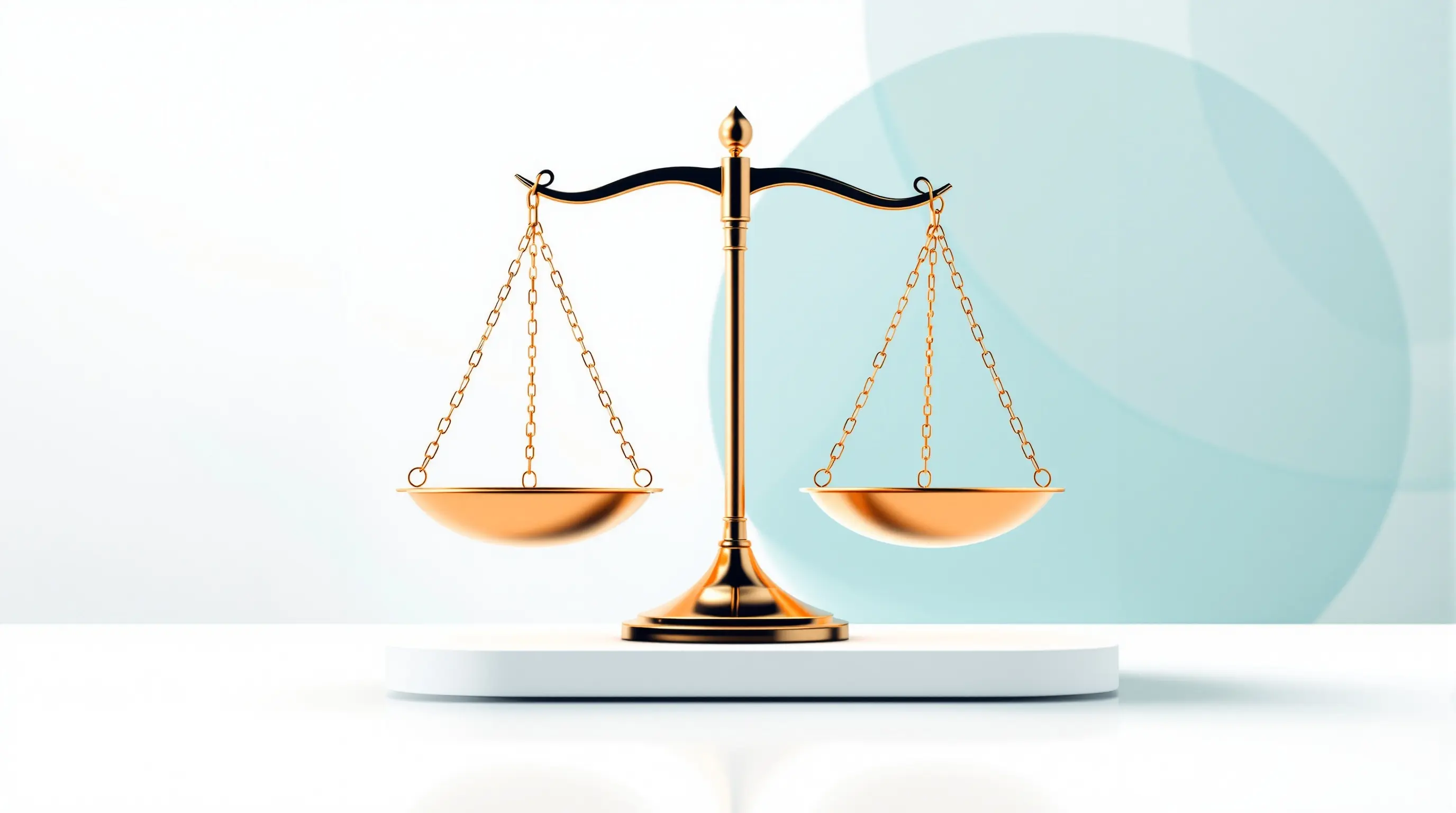 Abstract balance scale concept representing comparison between tirzepatide and semaglutide medications