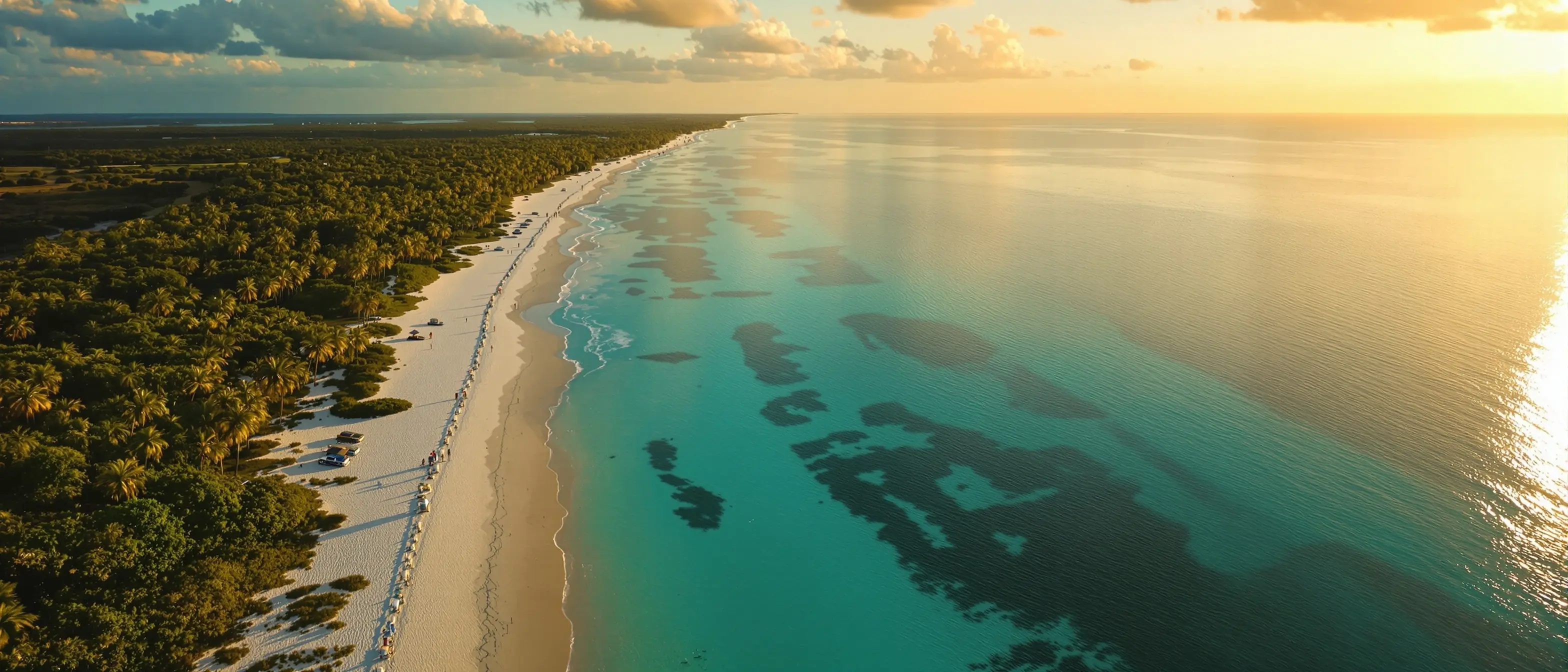 Pristine Florida Gulf Coast beach at golden hour representing confidence in choosing the right health program