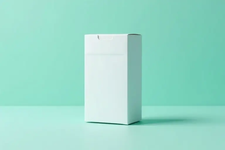 Compounded prescription medication in clean white pharmacy packaging — dispensed by a licensed licensed compounding pharmacy for clinician-guided telehealth care